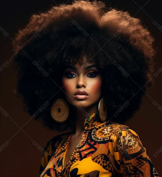 Imagem de uma linda mulher negra 202