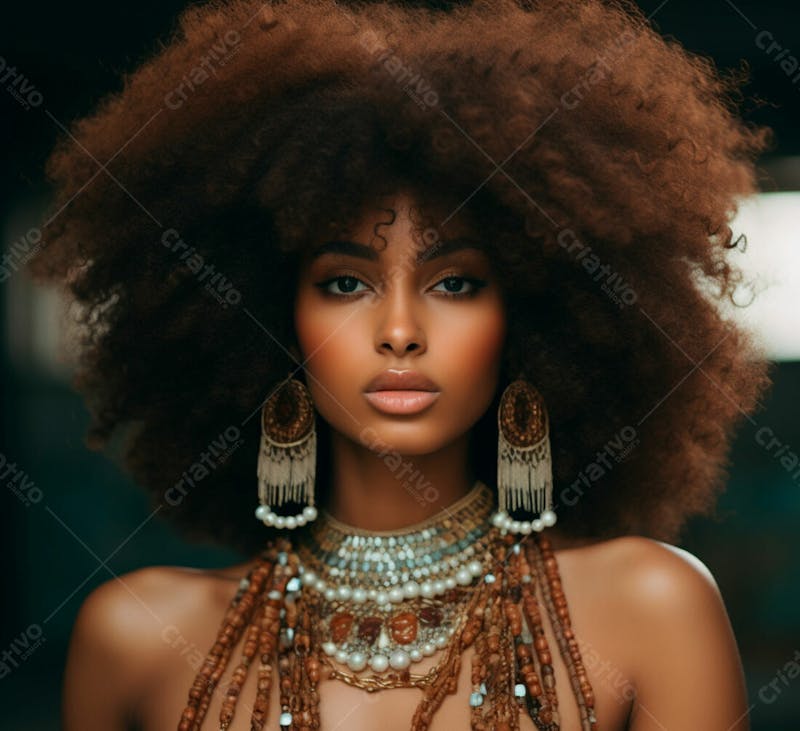 Imagem de uma linda mulher negra 205
