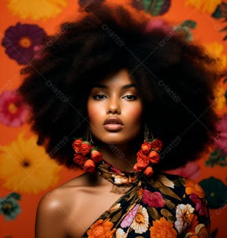 Imagem de uma linda mulher negra 208