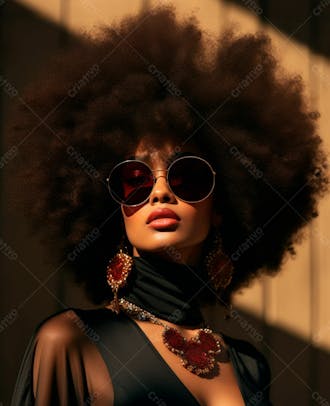 Imagem de uma linda mulher negra 209