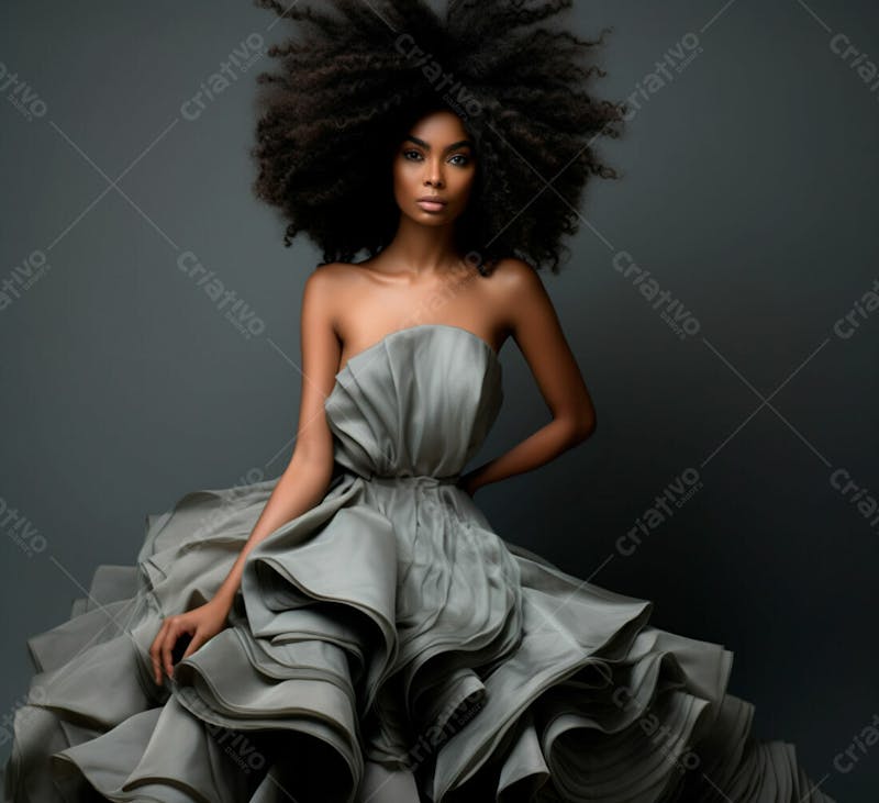 Imagem de uma linda mulher negra 228