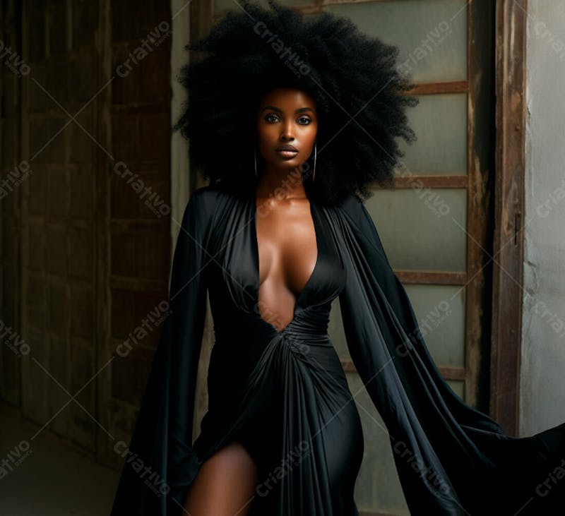 Imagem de uma linda mulher negra 237
