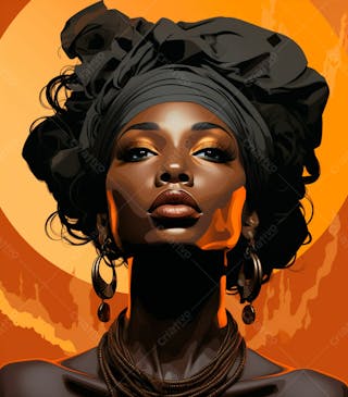 Imagem de uma linda mulher negra 31