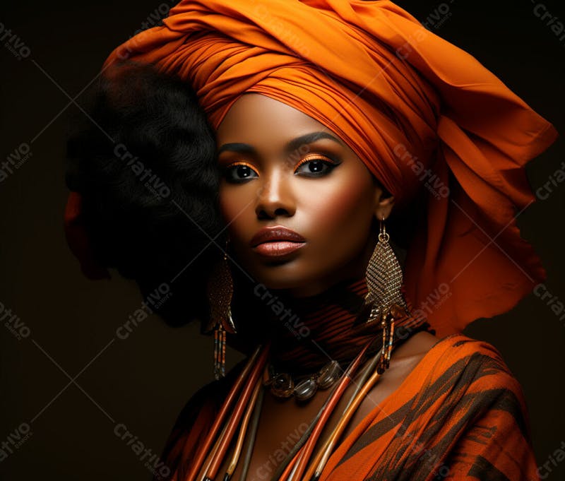Imagem de uma linda mulher negra 49