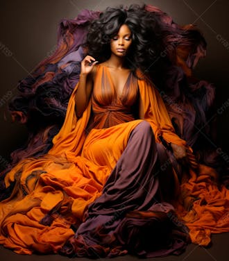 Imagem de uma linda mulher negra 58