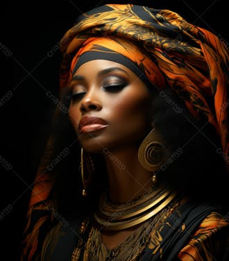 Imagem de uma linda mulher negra 105