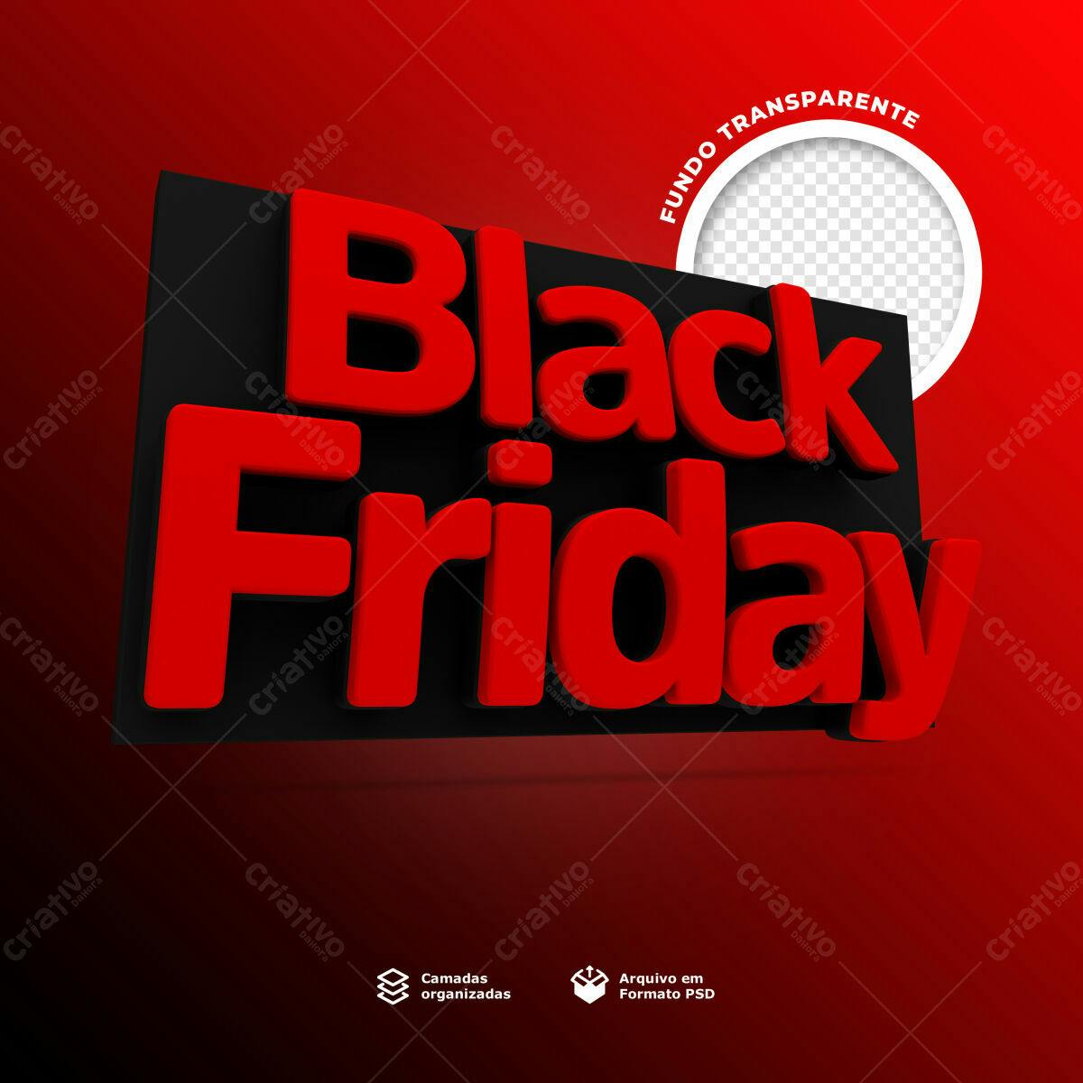 Banner Black Friday PSD Editável