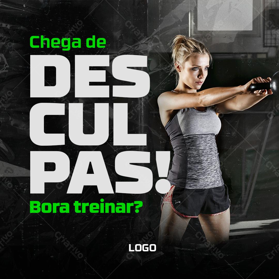 Post para Academia PSD Editável