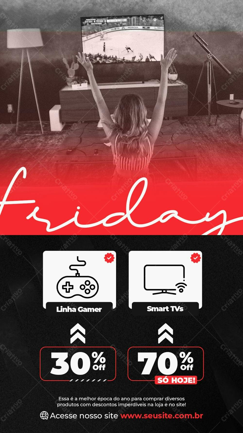 Story Descontos Em Smart Tvs Black Friday Social Media