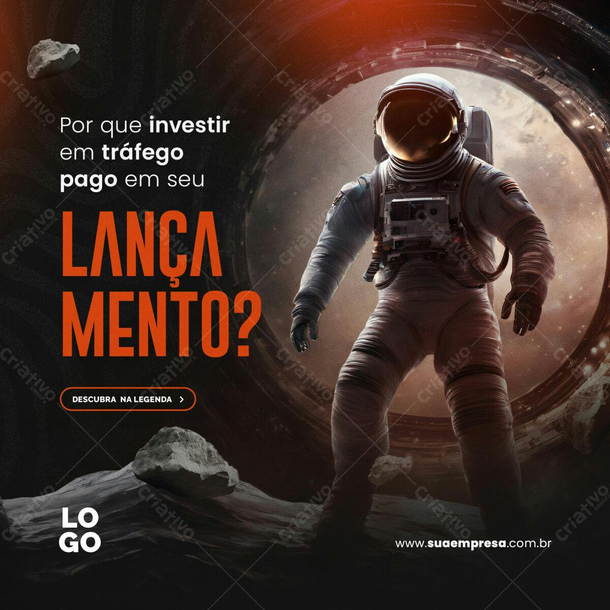 Post para Lançamento de Produto PSD Editável