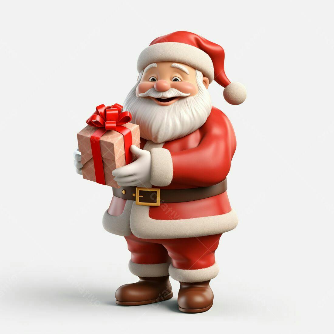 Papai Noel com presente de Natal
