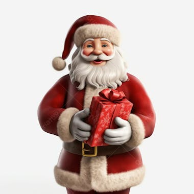 Papai noel personagem época natalina data comemorativa de natal social media composição