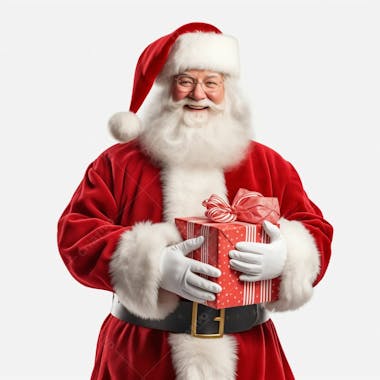 Papai noel personagem época natalina data comemorativa de natal social media composição