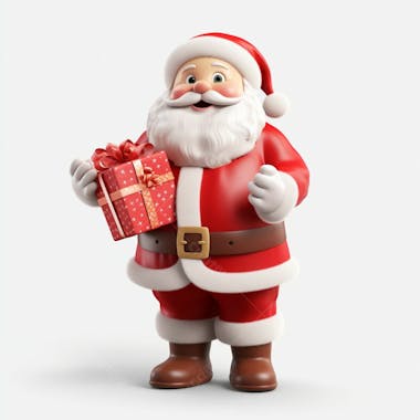 Papai noel personagem época natalina data comemorativa de natal social media composição