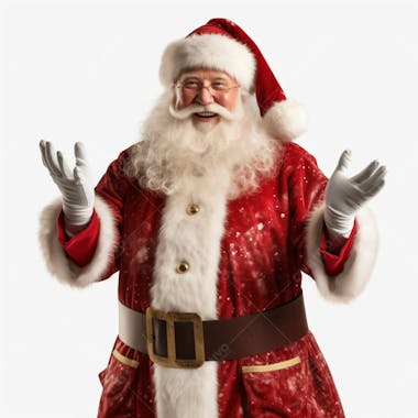 Papai noel personagem época natalina data comemorativa de natal social media composição