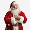 Papai noel personagem época natalina data comemorativa de natal social media composição