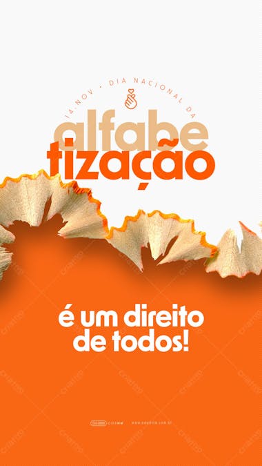 Story dia nacional da alfabetização é direito de todos