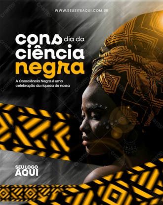 Dia da consciência negra | 20 de novembro | combate ao preconceito | post feed