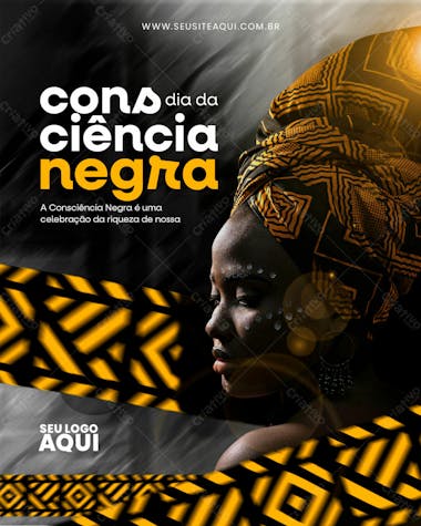 Dia da consciência negra | 20 de novembro | combate ao preconceito | post feed