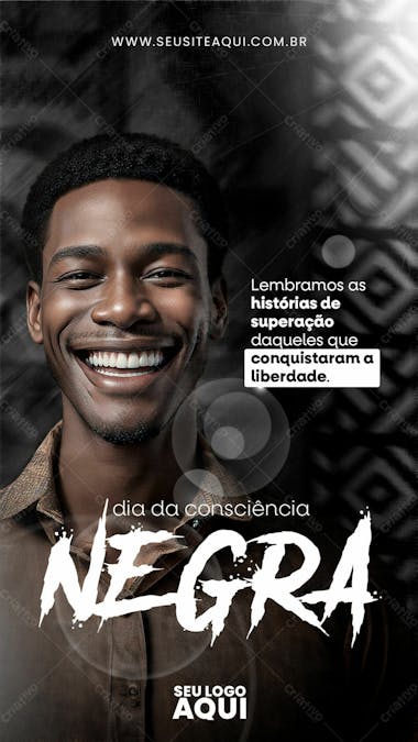 Story | dia da consciência negra | 20 de novembro | combate ao preconceito