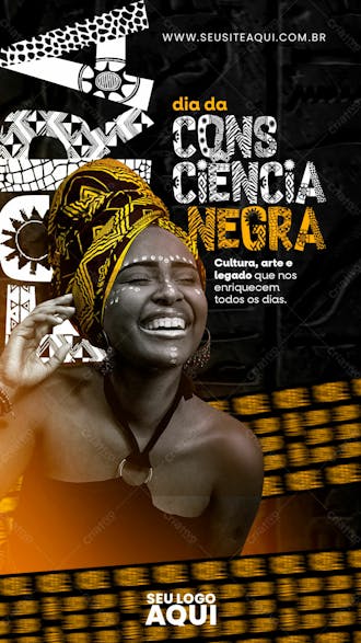 Story | dia da consciência negra | 20 de novembro | combate ao preconceito