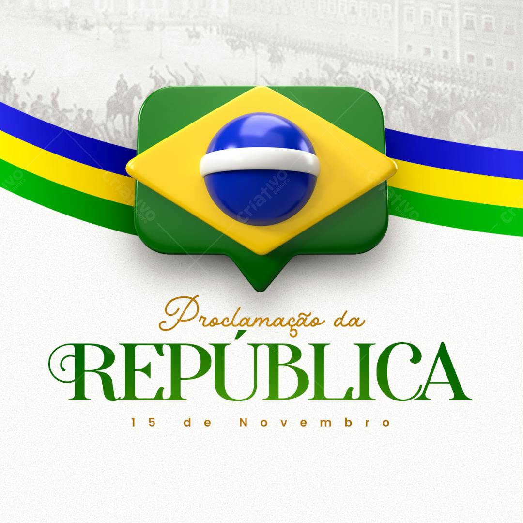 Flyer para Proclamação da República PSD Editável