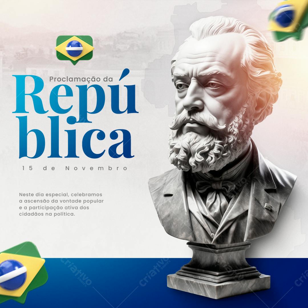 Post para o Dia da República PSD Editável
