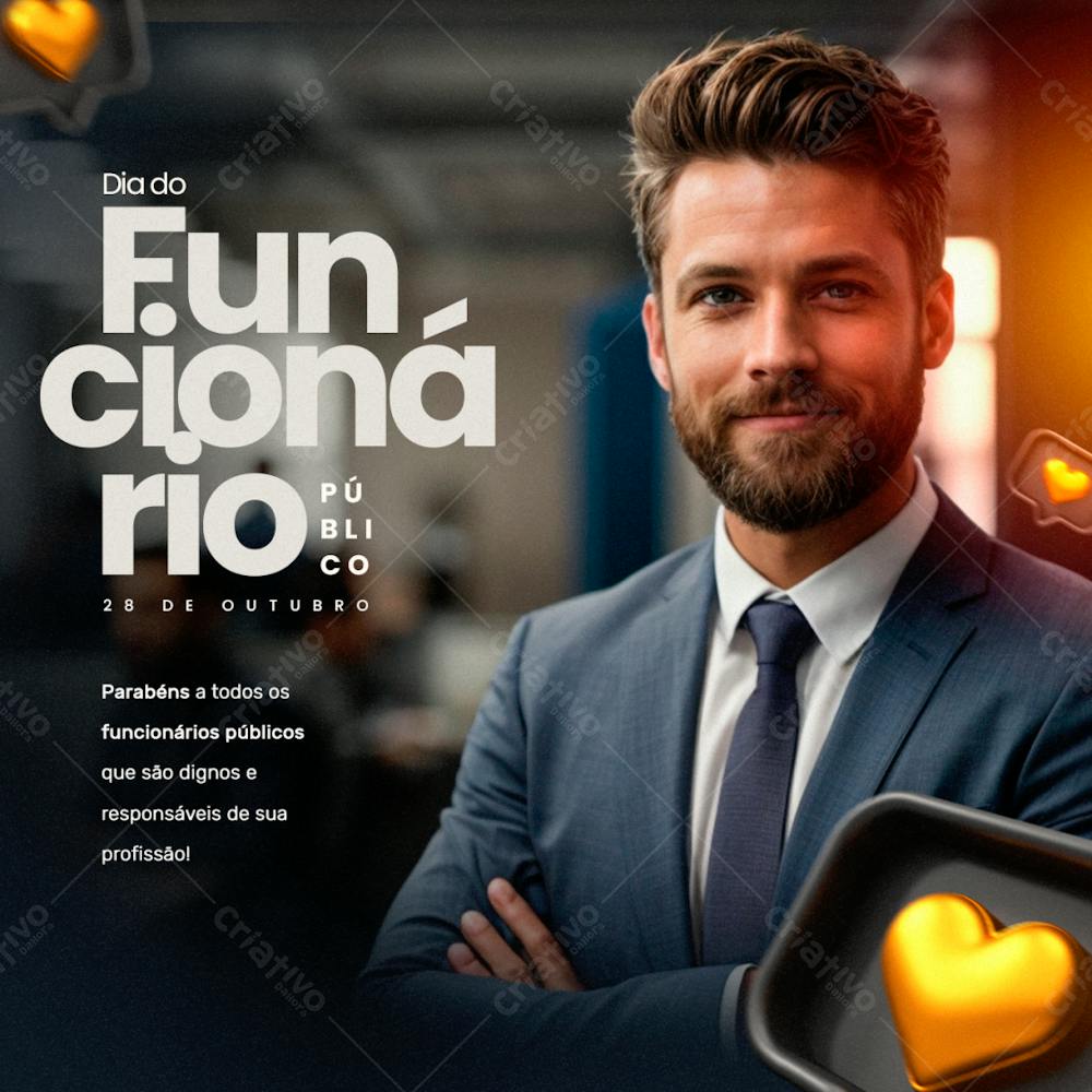 Dia Do Servidor Público psd