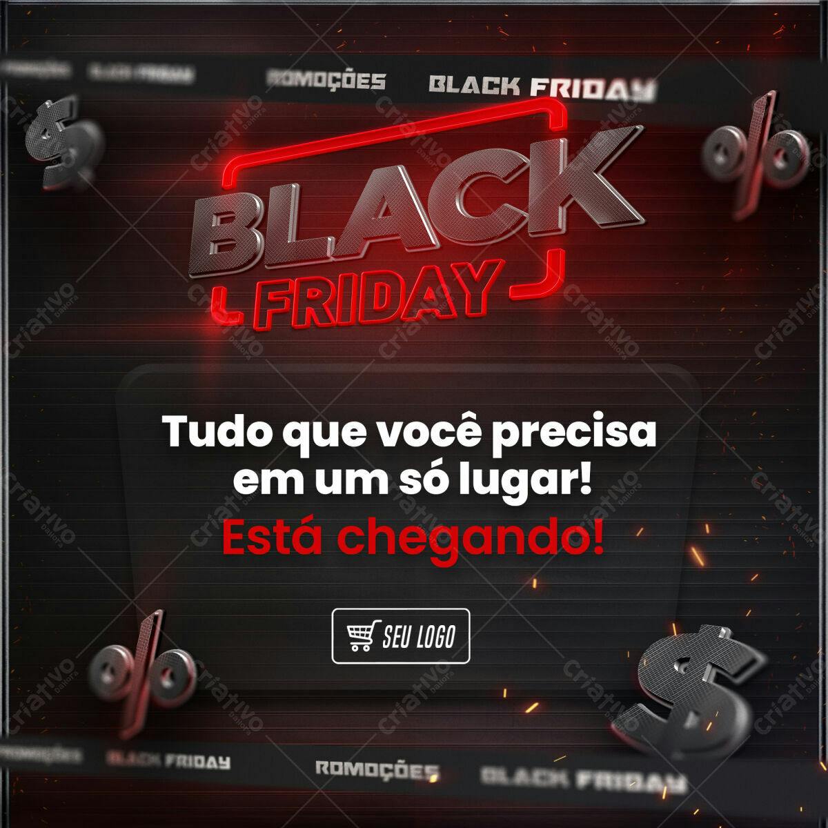 Banner Black Friday PSD Editável