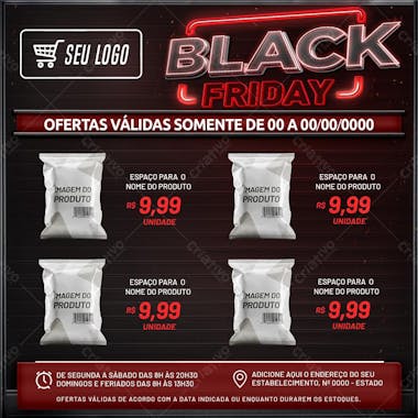 Folheto black friday 4 produtos