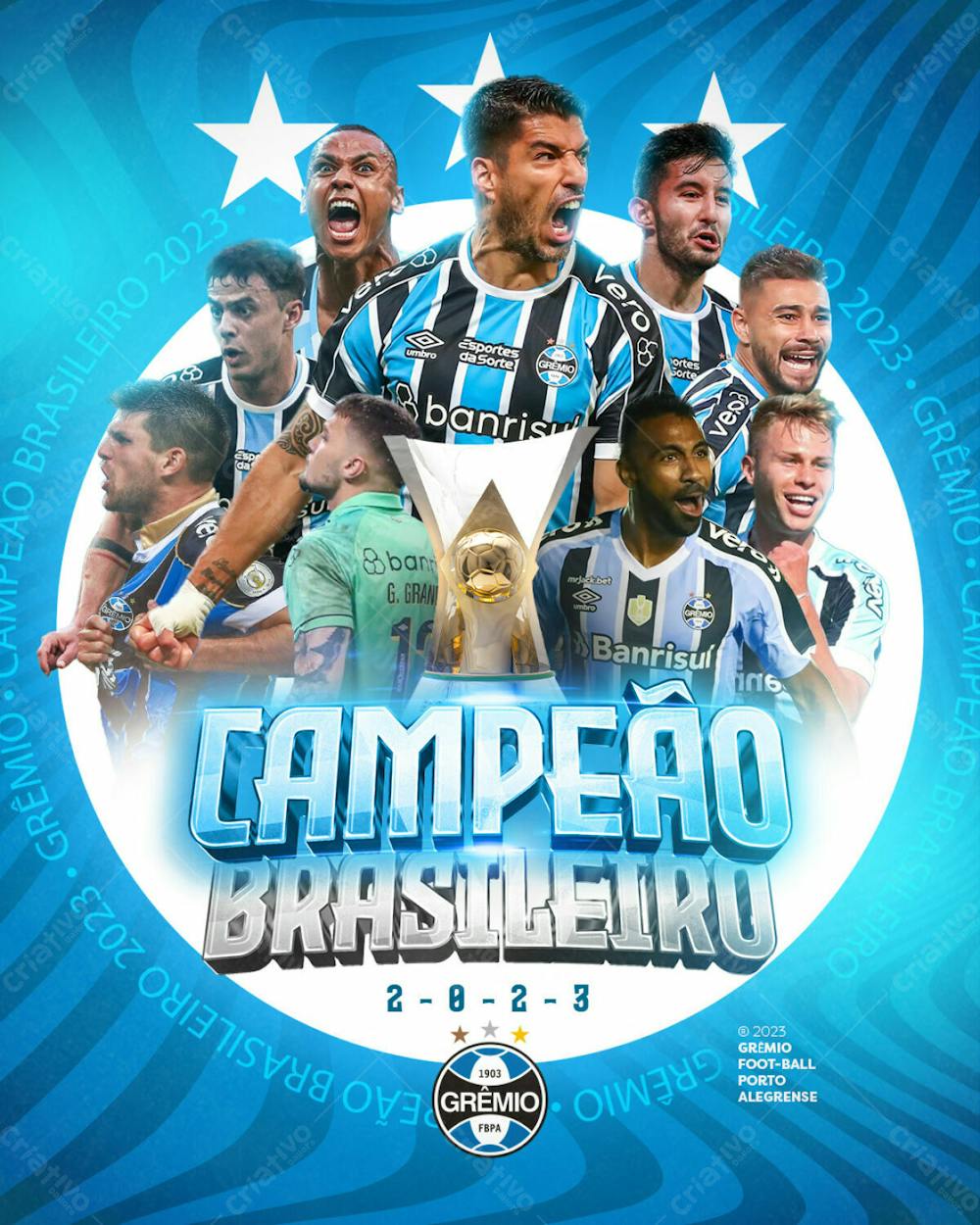 Flyer   Gremio Campeão Brasileiro 2023