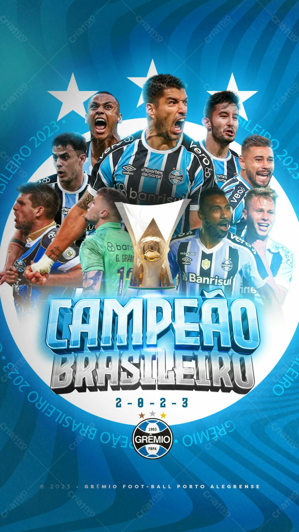 Story   Gremio Campeão Brasileiro 2023