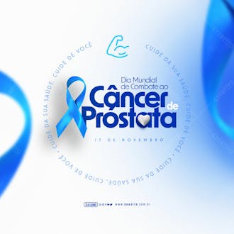 Feed dia mundial de combate ao câncer de próstatata cuide da sua saúde