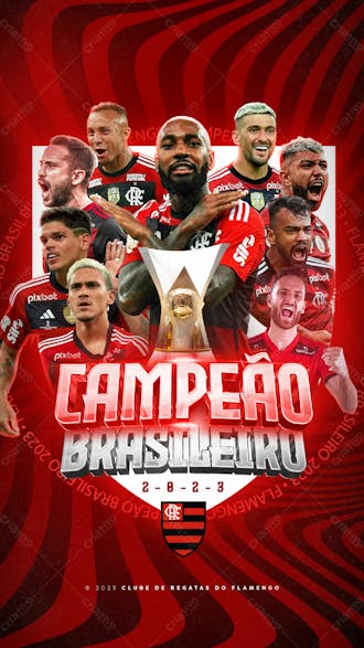 Story flamengo campeão brasileiro 2023