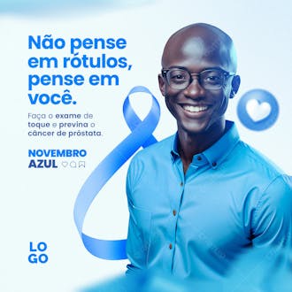 Novembro azul mês do combate ao câncer de próstata 23