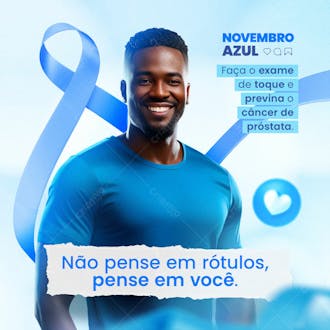Novembro azul mês do combate ao câncer de próstata 24