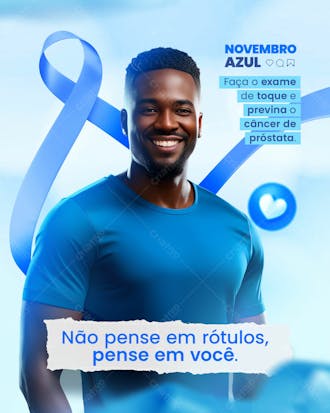 Novembro azul mês do combate ao câncer de próstata 24