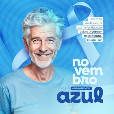 Novembro azul mês do combate ao câncer de próstata 27