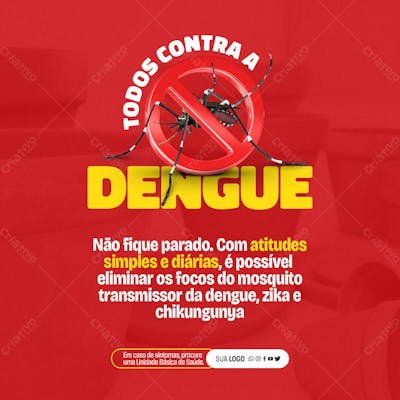 Post   Coleção Contra A Dengue   Atitudes Simples E Diárias