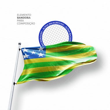 Bandeira goiás para composição