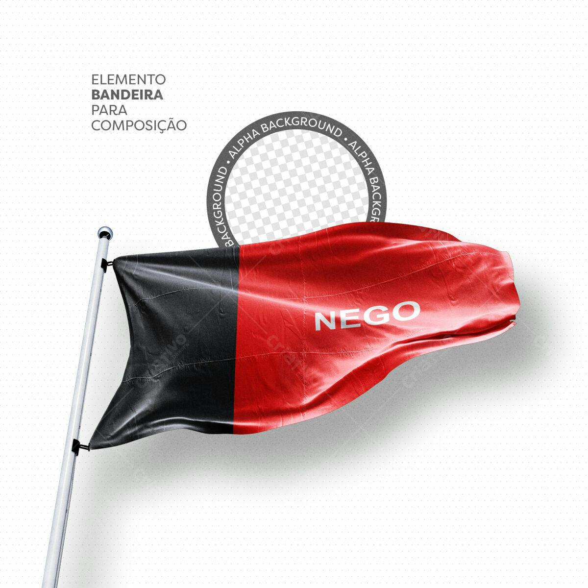PSD Bandeira para Negócios PSD Editável