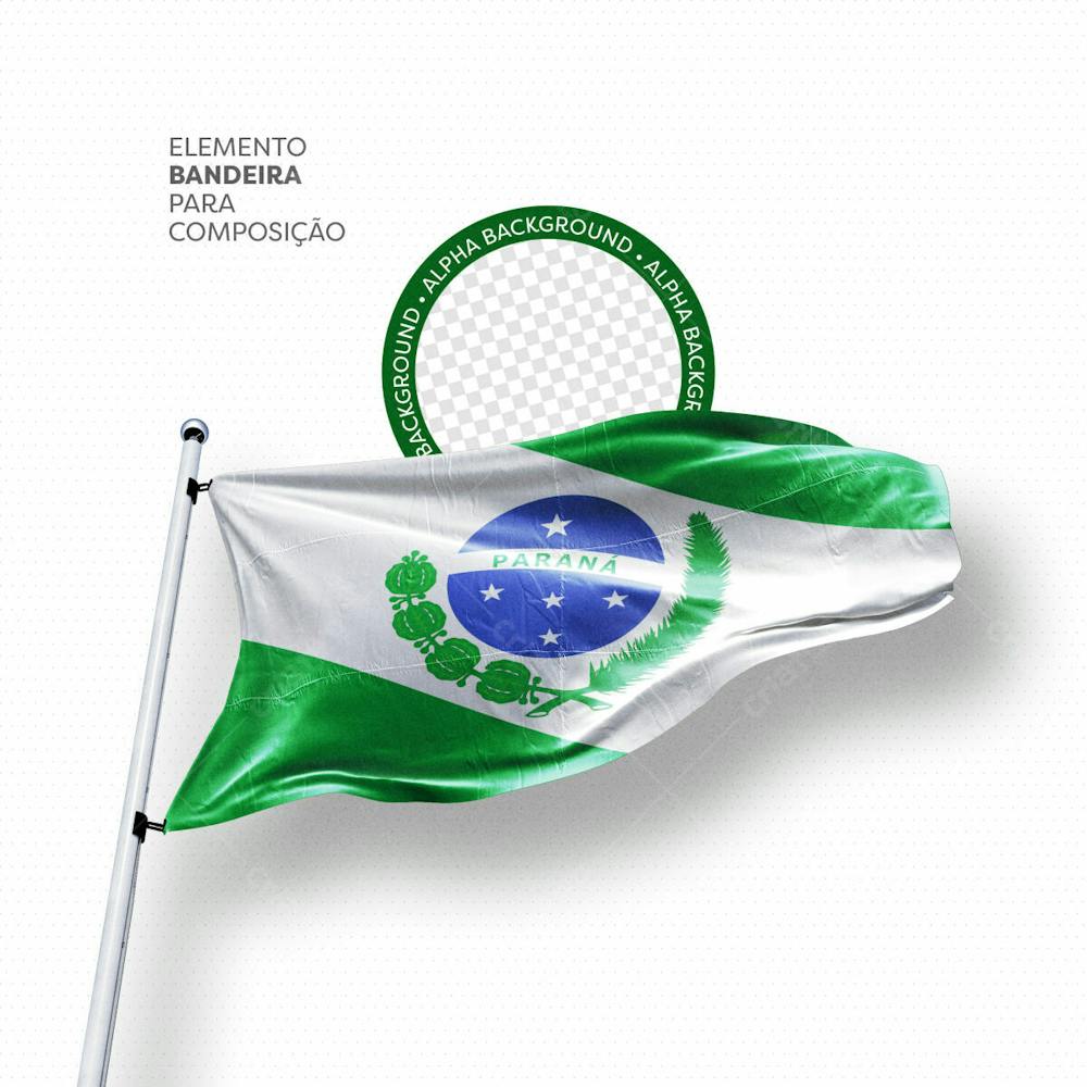 Bandeira Paraná Para Composição
