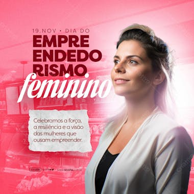 Feed dia do empreendedorismo feminino mulheres que ousam empreender