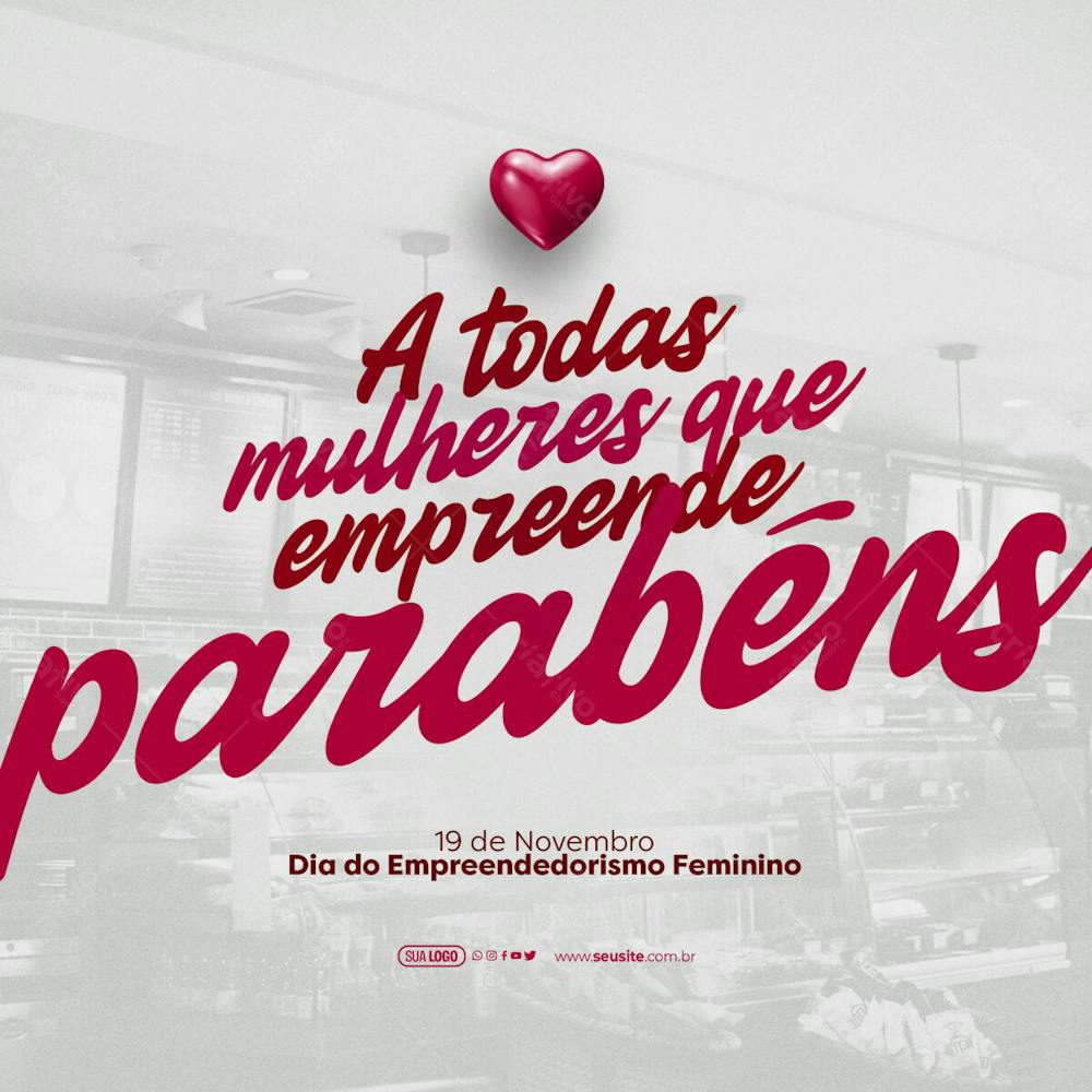 Feed   Dia Do Empreendedorismo Feminino   Parabéns