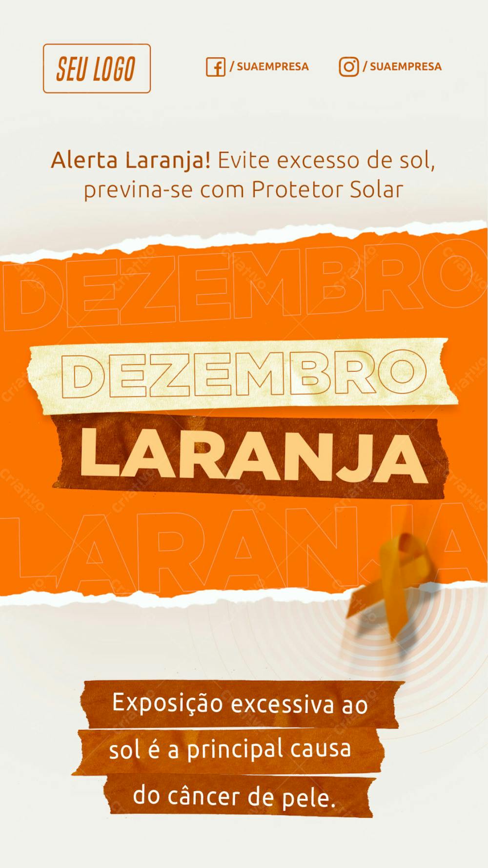 Alerta Laranja   Evite Excesso De Sol   Story