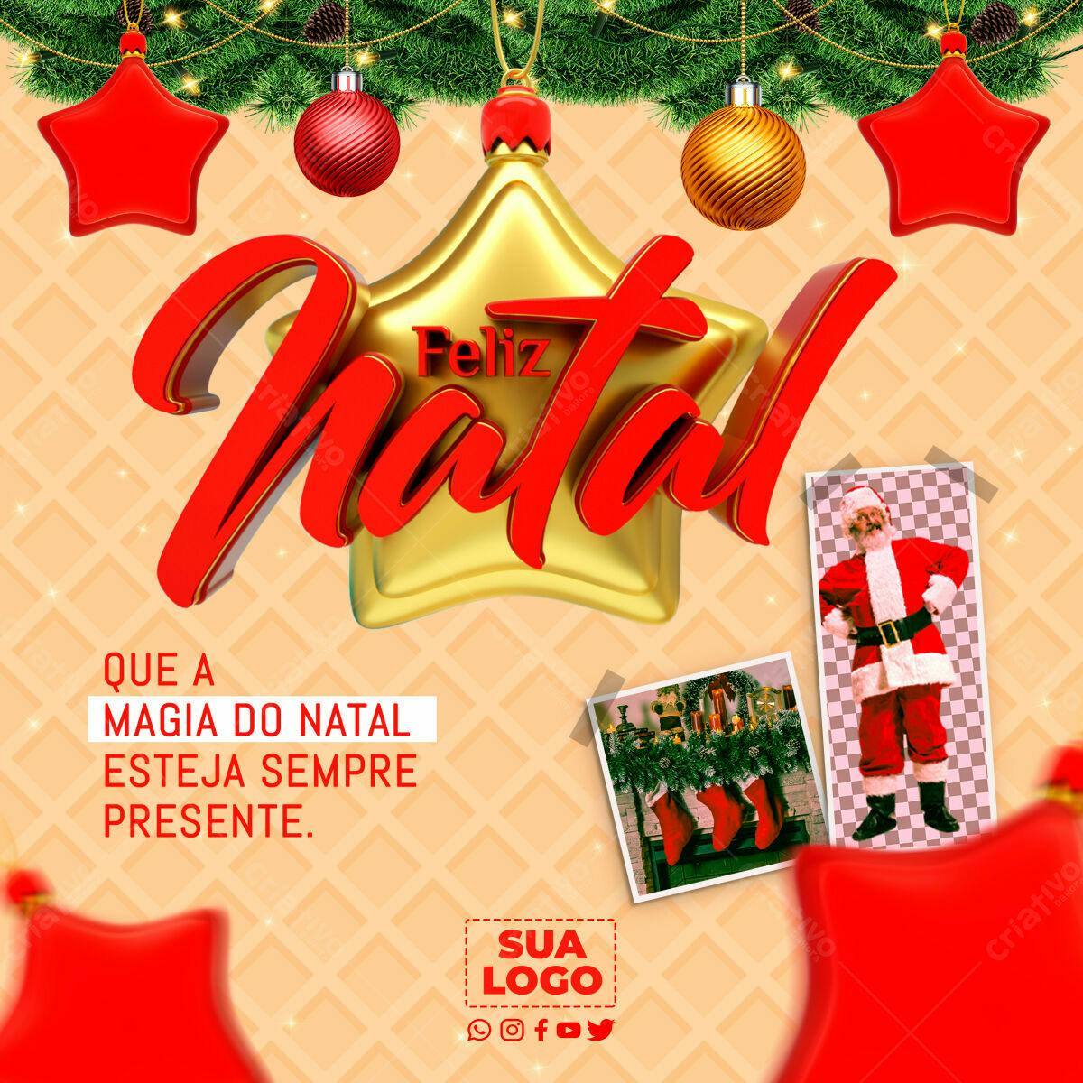 Flyer Natalino PSD Editável