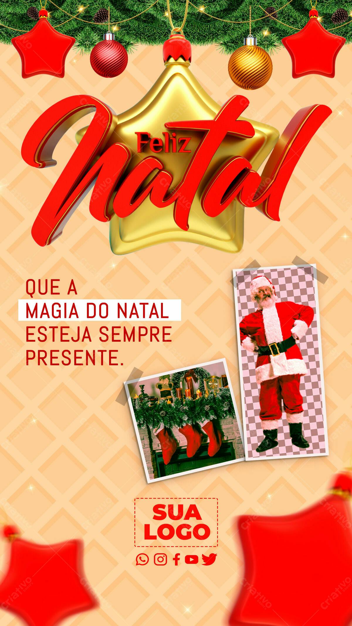 Flyer Natalino PSD Editável