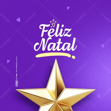 Feed feliz natal celebre