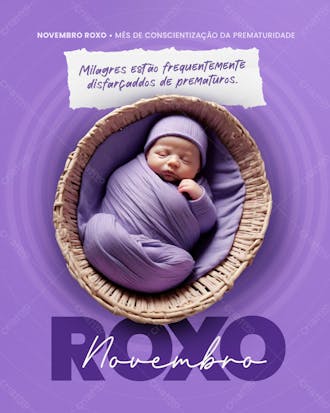 Novembro roxo mês de conscientização da prematuridade 9r
