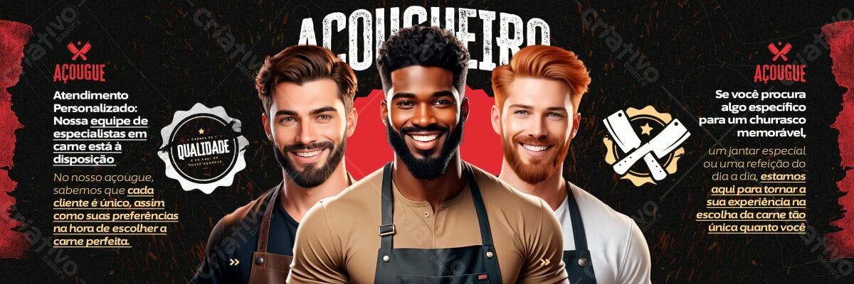 Banner Açougue PSD Editável